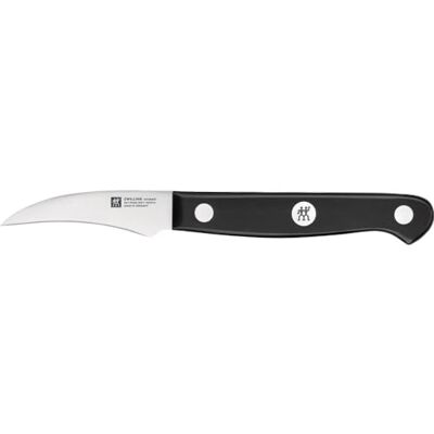 ZWILLING Gourmet loupací nůž, 6 cm, speciální nerezová ocel, ergonomická plastová rukojeť, černá Made in Germany ZWILLING Gourmet loupací nůž, 6 cm, speciální nerezová ocel, ergonomická plastová rukojeť, černá Made in Germany