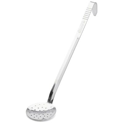DE BUYER -3150. 08 Pěnová lžíce z ušlechtilé oceli, extra silná, průměr 08 cm, stříbrná, stříbrná DE BUYER -3150. 08 Pěnová lžíce z ušlechtilé oceli, extra silná, průměr 08 cm, stříbrná, stříbrná
