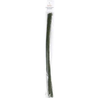 Decora Blumendraht papierummantelt dunkelgrün 20 gauge/50 Stk. 38 cm Länge, Grün Decora Blumendraht papierummantelt dunkelgrün 20 gauge/50 Stk. 38 cm Länge, Grün