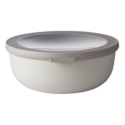 Mepal Multi Bowl Cirqula Round do mikrovlnné trouby vhodný jako vzduchotěsný úložný box do ledničky, nádobí do mikrovlnné trouby a jako dózy na uchovávání potravin 1250 ml Nordic white Mepal Multi Bowl Cirqula Round do mikrovlnné trouby vhodný jako vzduchotěsný úložný box do ledničky, nádobí do mikrovlnné trouby a jako dózy na uchovávání potravin 1250 ml Nordic white