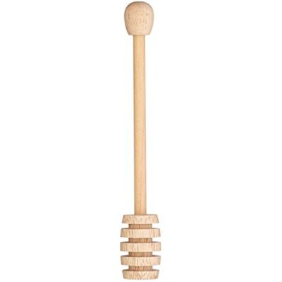 KitchenCraft Lžíce medu jako medový zvedák, medová spirála hladké dřevo, 16 cm KitchenCraft Lžíce medu jako medový zvedák, medová spirála hladké dřevo, 16 cm