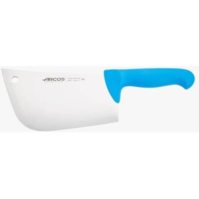 Arcos Nůž na maso Cleaver čepel z ušlechtilé oceli 20 cm rukojeť z polypropylenu, odolná a hygienická modrá, série 2900, systém rozpoznání barev Arcos Nůž na maso Cleaver čepel z ušlechtilé oceli 20 cm rukojeť z polypropylenu, odolná a hygienická modrá, série 2900, systém rozpoznání barev