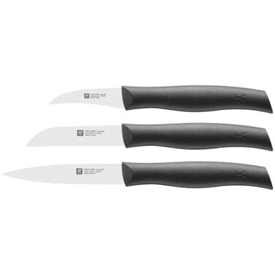 ZWILLING Twin Grip sada nožů 3dílná, nerezová ocel, plastová rukojeť, černá ZWILLING Twin Grip sada nožů 3dílná, nerezová ocel, plastová rukojeť, černá