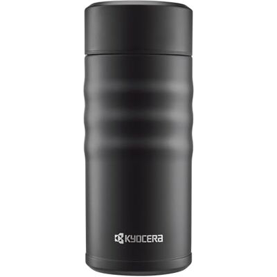 Kyocera TWIST Top – izolovaná láhev na pití s keramickou vnitřní vrstvou bez škodlivých látek nepropustná lehká, stylová černá, 350 ml Kyocera TWIST Top – izolovaná láhev na pití s keramickou vnitřní vrstvou bez škodlivých látek nepropustná lehká, stylová černá, 350 ml