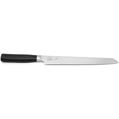KAI Tim Mälzer Kamagata japonský nůž na šunku 23,0 cm délka čepele nerezová ocel kovaná 4116 56 (±1) HRC leštěná rukojeť POM nůž na maso Made in Japan KAI Tim Mälzer Kamagata japonský nůž na šunku 23,0 cm délka čepele nerezová ocel kovaná 4116 56 (±1) HRC leštěná rukojeť POM nůž na maso Made in Japan