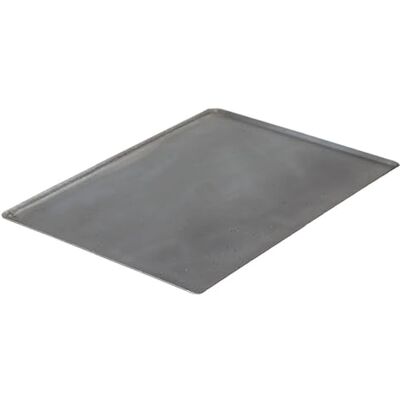 DE BUYER Rechteckiges Backblech aus Walzstahl mit schrägen Kanten 40 x 30 cm 5363.40, Grau DE BUYER Rechteckiges Backblech aus Walzstahl mit schrägen Kanten 40 x 30 cm 5363.40, Grau