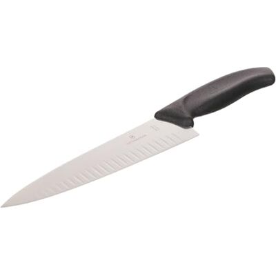 Victorinox , Profesionální porcovací nůž Swiss Classic, extra ostrá čepel, kulový brus, 20 cm, robustní plastová rukojeť, nerezová ocel, černá Victorinox , Profesionální porcovací nůž Swiss Classic, extra ostrá čepel, kulový brus, 20 cm, robustní plastová rukojeť, nerezová ocel, černá