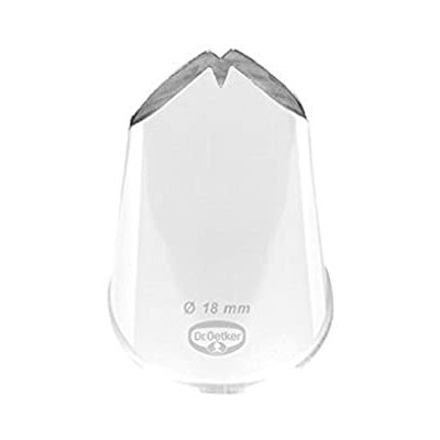 Dr. Oetker Listový tyl, 12 mm, výplně z manufaktury na tyly, příslušenství na pečení pro dekoraci (barva: stříbrná), množství: 1 kus Dr. Oetker Listový tyl, 12 mm, výplně z manufaktury na tyly, příslušenství na pečení pro dekoraci (barva: stříbrná), množství: 1 kus