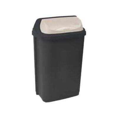 keeeper Nádoba na odpad s rolovacím víkem, 10 l, trávník, grafit šedá keeeper Nádoba na odpad s rolovacím víkem, 10 l, trávník, grafit šedá