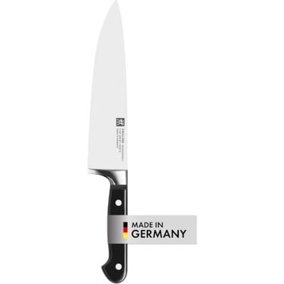 ZWILLING Professional S kuchařský nůž 20 cm, speciální nerezová ocel, ergonomická rukojeť, vyrobeno v Německu, černá ZWILLING Professional S kuchařský nůž 20 cm, speciální nerezová ocel, ergonomická rukojeť, vyrobeno v Německu, černá
