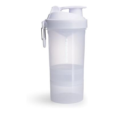 Smartshake O2GO ONE Protein Shaker láhev 600 ml 20 oz – šejkr s přihrádkou na prášek – šroubovací víčko zabezpečené proti vytečení – bez BPA – unisex Gym Shakers (Pure White) Smartshake O2GO ONE Protein Shaker láhev 600 ml 20 oz – šejkr s přihrádkou na prášek – šroubovací víčko zabezpečené proti vytečení – bez BPA – unisex Gym Shakers (Pure White)