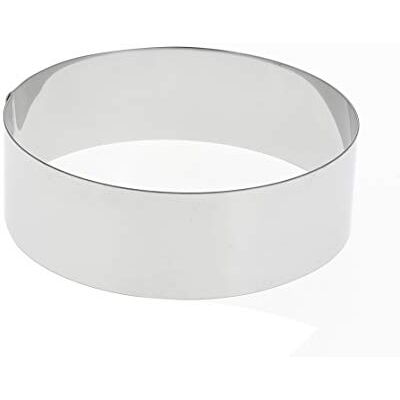 DE BUYER Dortový kroužek, nerezová ocel, výška cca 4,5 cm, průměr, 75 cm DE BUYER Dortový kroužek, nerezová ocel, výška cca 4,5 cm, průměr, 75 cm
