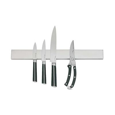 Kela Nože magnetická lišta 36 x 5 x 1,5 cm PLAN, nerezová ocel uložení nožů, držák na nářadí držák nože magnetický, stříbrný matný Kela Nože magnetická lišta 36 x 5 x 1,5 cm PLAN, nerezová ocel uložení nožů, držák na nářadí držák nože magnetický, stříbrný matný