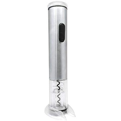 VB VIN BOUQUET Vin Bouquet FID 324 vývrtka eléctricomi dům je tvůj, ušlechtilá ocel a ABS, stříbrná, 32 x 10 x 9 cm VB VIN BOUQUET Vin Bouquet FID 324 vývrtka eléctricomi dům je tvůj, ušlechtilá ocel a ABS, stříbrná, 32 x 10 x 9 cm