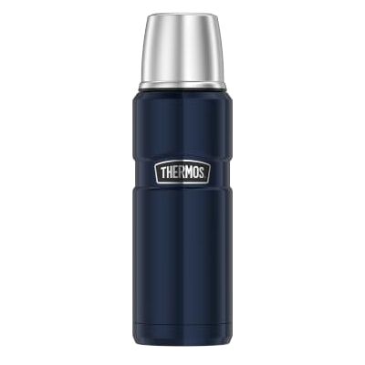 Thermos Termoláhev z nerezové oceli King 0,47 l – ušlechtilá ocel, absolutně těsná, s pohárkem na pití, 12 h horká & 24 h studená, kompaktní a robustní na cestování a kempování, bez BPA Thermos Termoláhev z nerezové oceli King 0,47 l – ušlechtilá ocel, absolutně těsná, s pohárkem na pití, 12 h horká & 24 h studená, kompaktní a robustní na cestování a kempování, bez BPA