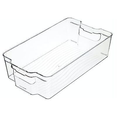 KitchenCraft Velký chladicí úložný box z plastu, transparentní, 37,5 x 21 x 10 cm, 1 kus KitchenCraft Velký chladicí úložný box z plastu, transparentní, 37,5 x 21 x 10 cm, 1 kus
