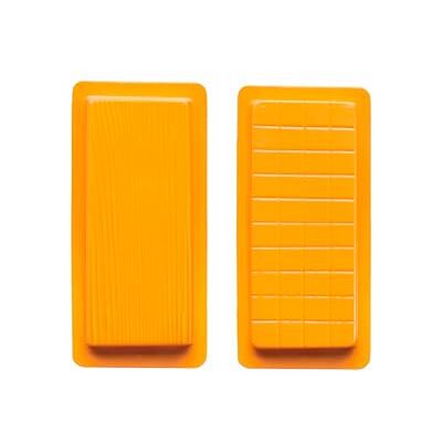 Ibili 793501 Nugatform-Set glatt/geriffelt 2-teilig, Kunststoff, orange, 23 x 10 x 2 cm, 2-Einheiten Ibili 793501 Nugatform-Set glatt/geriffelt 2-teilig, Kunststoff, orange, 23 x 10 x 2 cm, 2-Einheiten