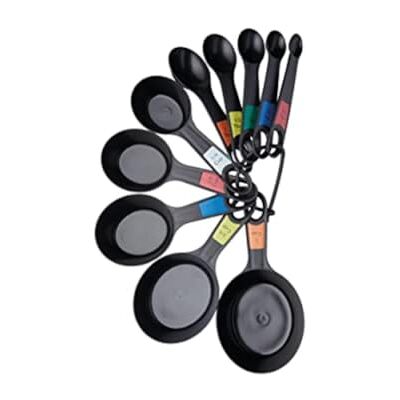 KitchenCraft Sada 10 odměrek , stohovatelná, 10 odměrek na držáku, sada s ¼, ½ a 1 čajovou lžičkou, ½ a 1 polévková lžíce, 60, 80, 120, 180 a 240 ml KitchenCraft Sada 10 odměrek , stohovatelná, 10 odměrek na držáku, sada s ¼, ½ a 1 čajovou lžičkou, ½ a 1 polévková lžíce, 60, 80, 120, 180 a 240 ml