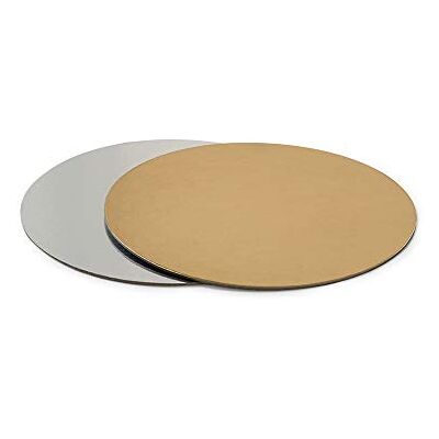 Decora 0932505 dortové desky v sadě zlatá/stříbrná Ø 28 cm Decora 0932505 dortové desky v sadě zlatá/stříbrná Ø 28 cm