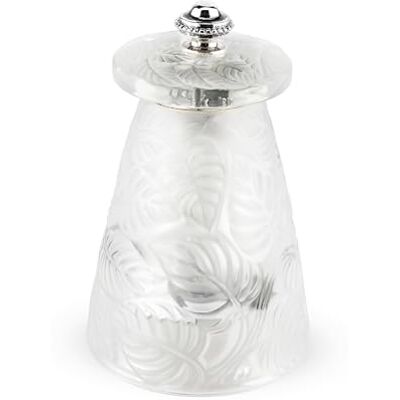 Peugeot Mlýnek na pepř Lalique Manuel 9 cm klasické nastavení stupně mletí křišťál francouzské know-how průhledná barva Peugeot Mlýnek na pepř Lalique Manuel 9 cm klasické nastavení stupně mletí křišťál francouzské know-how průhledná barva