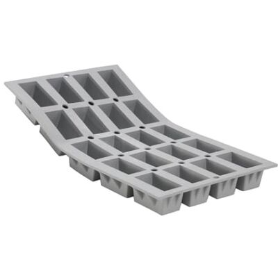 DE BUYER 1868.01 elastomoule Mould for 20 mini cakes DE BUYER 1868.01 elastomoule Mould for 20 mini cakes