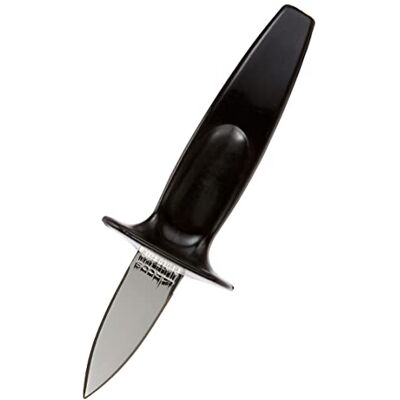 Arcos Nůž na otvírání ústřic z nerezové oceli 60 mm a ergonomická polypropylenová rukojeť, nůž na ústřice, profesionální kuchyňská vychytávka, barva černá Arcos Nůž na otvírání ústřic z nerezové oceli 60 mm a ergonomická polypropylenová rukojeť, nůž na ústřice, profesionální kuchyňská vychytávka, barva černá