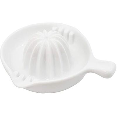 KAI Select prémiový lis na citróny z porcelánu s protiskluzovou silikonovou vrstvou na dně rozměry 14,3 x 12,8 x 5,1 cm lis na šťávu lis na ovoce ruční lis KAI Select prémiový lis na citróny z porcelánu s protiskluzovou silikonovou vrstvou na dně rozměry 14,3 x 12,8 x 5,1 cm lis na šťávu lis na ovoce ruční lis