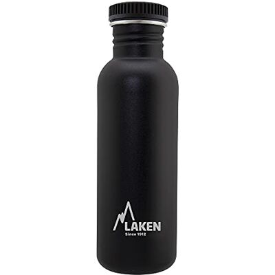 Laken Unisex – velmi robustní láhev z ušlechtilé oceli 0,75 l černá, 0,75 Laken Unisex – velmi robustní láhev z ušlechtilé oceli 0,75 l černá, 0,75