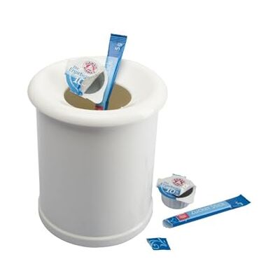 Westmark Stolní odpad/kosmetický kbelík, objem: 1 litr, vzhled porcelánu, odnímatelné víko, plast, bílá, 21202270 Westmark Stolní odpad/kosmetický kbelík, objem: 1 litr, vzhled porcelánu, odnímatelné víko, plast, bílá, 21202270