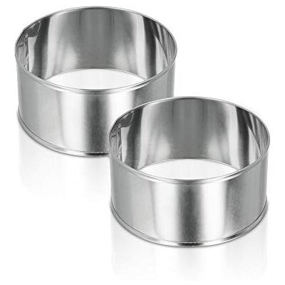 Metaltex Rollo, 2 Ringe, Edelstahl, 8,5 cm Metaltex Rollo, 2 Ringe, Edelstahl, 8,5 cm