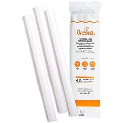 Decora 9260157 balení 4 ks chráničů na dveře z PP NOVÝ Ø 18 mm x 30 cm, plast Decora 9260157 balení 4 ks chráničů na dveře z PP NOVÝ Ø 18 mm x 30 cm, plast