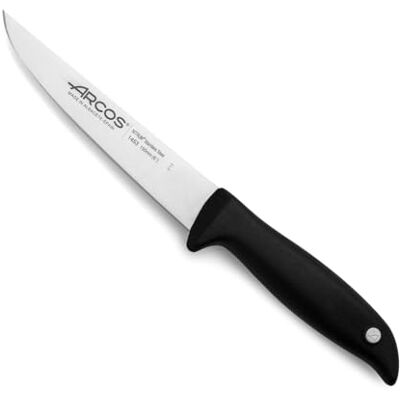 Arcos Serie Menorca Küchenmesser Klinge Nitrum Edelstahl 150 mm HandGriff Polypropylen Farbe Schwarz Arcos Serie Menorca Küchenmesser Klinge Nitrum Edelstahl 150 mm HandGriff Polypropylen Farbe Schwarz
