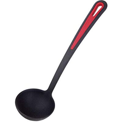 Westmark Polévková naběračka / naběračka, tepelně odolná do 270 °C, PPA, délka: 31,5 cm, Gallant Plus, černá/červená, 29562275 Westmark Polévková naběračka / naběračka, tepelně odolná do 270 °C, PPA, délka: 31,5 cm, Gallant Plus, černá/červená, 29562275