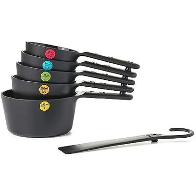 OXO 6dílná sada odměrek Good Grips, černá – pro malá množství OXO 6dílná sada odměrek Good Grips, černá – pro malá množství