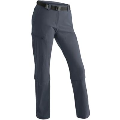 Maier Sports Dámské kalhoty Arolla Zip Off, Šedá, 20 Maier Sports Dámské kalhoty Arolla Zip Off, Šedá, 20