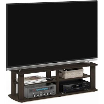 Furinno Nelly Entertainment Center TV stojan, tmavě hnědý, 110 (š) x 34 (v) x 33,3 (h) cm Furinno Nelly Entertainment Center TV stojan, tmavě hnědý, 110 (š) x 34 (v) x 33,3 (h) cm