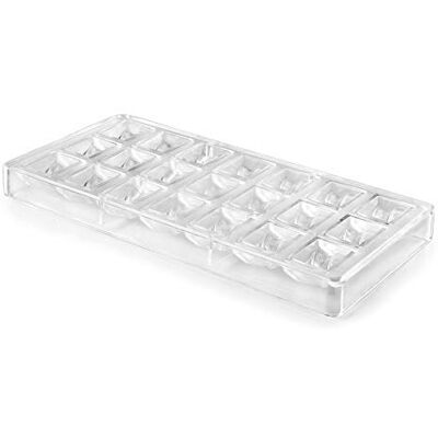 LACOR Schokolade Schimmel Onduliert, Polystyren, Transparent, 28 x 14 x 3 cm, 1 jednotka LACOR Schokolade Schimmel Onduliert, Polystyren, Transparent, 28 x 14 x 3 cm, 1 jednotka