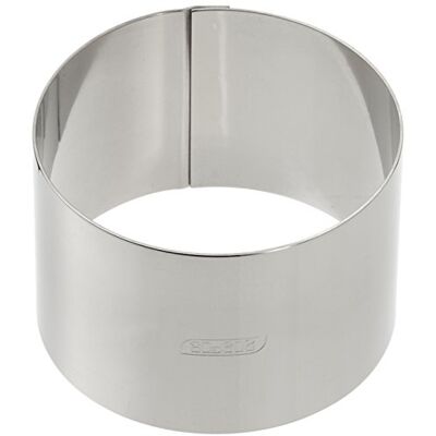 Ibili Clasica dezertní kroužek kulatý, průměr 9 cm, výška 6 cm, 1 kus Ibili Clasica dezertní kroužek kulatý, průměr 9 cm, výška 6 cm, 1 kus