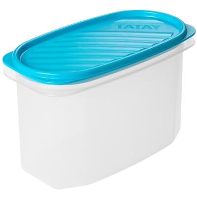 TATAY Krabička na uchovávání potravin 1,2 l Top Flex tlakové víko dózy na zásoby s víkem vzduchotěsné vhodné do mikrovlnné trouby, myčky na nádobí, chladničku, mrazák plast bez BPA 18,4 x TATAY Krabička na uchovávání potravin 1,2 l Top Flex tlakové víko dózy na zásoby s víkem vzduchotěsné vhodné do mikrovlnné trouby, myčky na nádobí, chladničku, mrazák plast bez BPA 18,4 x