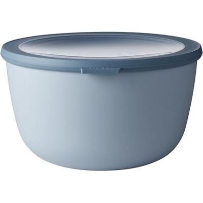 Mepal Multi Bowl Cirqula Round do mikrovlnné trouby vhodný jako vzduchotěsný úložný box do ledničky, nádobí do mikrovlnné trouby a jako dózy na uchovávání potravin 3000 ml nordic blue Mepal Multi Bowl Cirqula Round do mikrovlnné trouby vhodný jako vzduchotěsný úložný box do ledničky, nádobí do mikrovlnné trouby a jako dózy na uchovávání potravin 3000 ml nordic blue