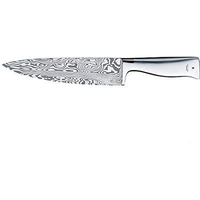 WMF Grand Gourmet damaškový nůž, kuchyňský nůž, kuchařský nůž 33,5 cm, Made in Germany, damašková ocel 120vrstvá, Performance Cut, dřevěná kazeta, čepel 20 cm WMF Grand Gourmet damaškový nůž, kuchyňský nůž, kuchařský nůž 33,5 cm, Made in Germany, damašková ocel 120vrstvá, Performance Cut, dřevěná kazeta, čepel 20 cm