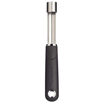 Master Class MasterClass Apfelentkerner, Soft-Grip Apfelentkerner mit Edelstahl, 19cm, schwarz, kardiert Master Class MasterClass Apfelentkerner, Soft-Grip Apfelentkerner mit Edelstahl, 19cm, schwarz, kardiert