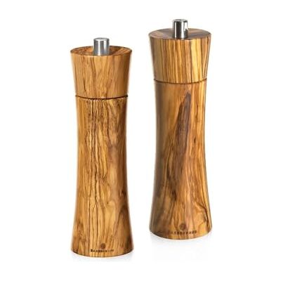 Zassenhaus Frankfurt sada mlýnků z olivového dřeva v přírodní barvě, rozměry: 18cm, 023046, přírodní Zassenhaus Frankfurt sada mlýnků z olivového dřeva v přírodní barvě, rozměry: 18cm, 023046, přírodní