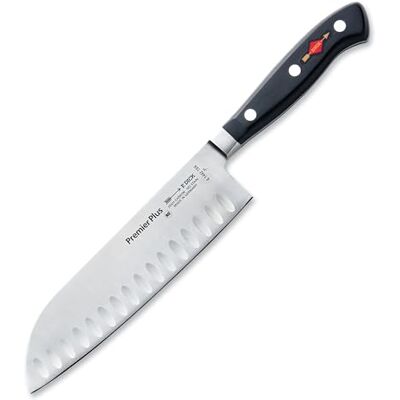 Dick F. Santoku, kuchyňský nůž, Premier Plus (nůž s čepelí 18 cm, X50CrMoV15 ocel, nerezový, 56° HRC) 8144218K Dick F. Santoku, kuchyňský nůž, Premier Plus (nůž s čepelí 18 cm, X50CrMoV15 ocel, nerezový, 56° HRC) 8144218K