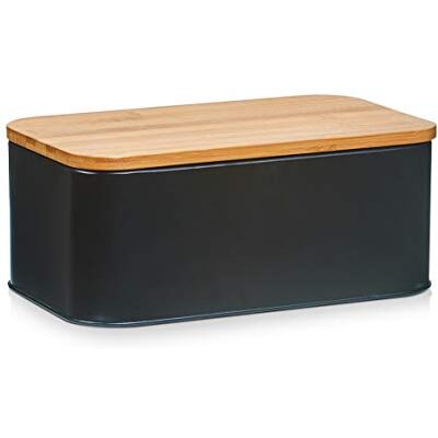 Zeller Chlebník 25372, kov, černý, 31 × 18 × 12,5 cm Zeller Chlebník 25372, kov, černý, 31 × 18 × 12,5 cm