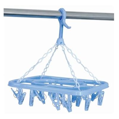MSV Rechteckiger Blauer Sockenständer aus Polypropylen, Maße 31x24,5 cm, ideal zum Trocknen von Socken und Wäsche, praktisch und kompakt, robust und langlebig MSV Rechteckiger Blauer Sockenständer aus Polypropylen, Maße 31x24,5 cm, ideal zum Trocknen von Socken und Wäsche, praktisch und kompakt, robust und langlebig