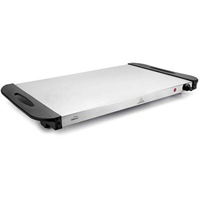 LACOR 69045 – Elektrische Heizplatte Edelstahl 53x35'5 cm, 300 W Aus lebensmittelechtem Edelstahl gefertigt; hohe Korrosionsbeständigkeit und Haltbarkeit im täglichen Gebrauch LACOR 69045 – Elektrische Heizplatte Edelstahl 53x35'5 cm, 300 W Aus lebensmittelechtem Edelstahl gefertigt; hohe Korrosionsbeständigkeit und Haltbarkeit im täglichen Gebrauch