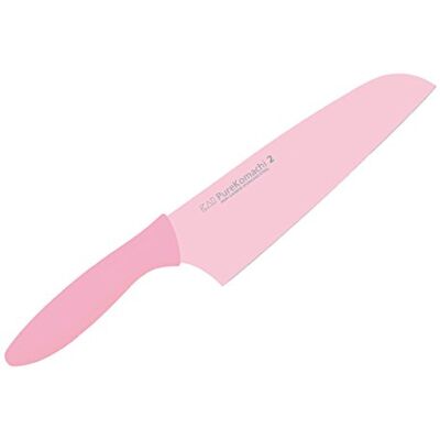KAI Pure Komachi 2 Santoku délka čepele 15 cm nerezová uhlíková ocel 53 HRC nepřilnavý povrch s polypropylenovou rukojetí barva liči japonský kuchyňský nůž KAI Pure Komachi 2 Santoku délka čepele 15 cm nerezová uhlíková ocel 53 HRC nepřilnavý povrch s polypropylenovou rukojetí barva liči japonský kuchyňský nůž