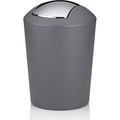 Kela Marta Kbelík s otočným víkem , plast, šedá, 29 cm, Ø 19,5 cm, 5 l Kela Marta Kbelík s otočným víkem , plast, šedá, 29 cm, Ø 19,5 cm, 5 l