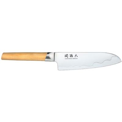 KAI Seki Magoroku Composite Santoku nůž 16,5 cm délka čepele SUS420J2 ušlechtilá ocel 56 HRC/VG 10 ocel 61 HRC světlejší broušená rukojeť Pakka ruční výroba v Japonsku průchozí Erl KAI Seki Magoroku Composite Santoku nůž 16,5 cm délka čepele SUS420J2 ušlechtilá ocel 56 HRC/VG 10 ocel 61 HRC světlejší broušená rukojeť Pakka ruční výroba v Japonsku průchozí Erl